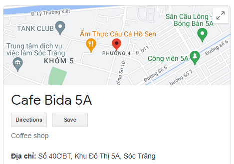 Cafe Bida 5A