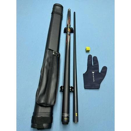 Cơ Lỗ (Pool)- Cơ Cuemall -Ngọn Phủ CarBon - Đã lên tẩy kính cao cấp ( Bao da ,găng, lơ ) Cơ Bida