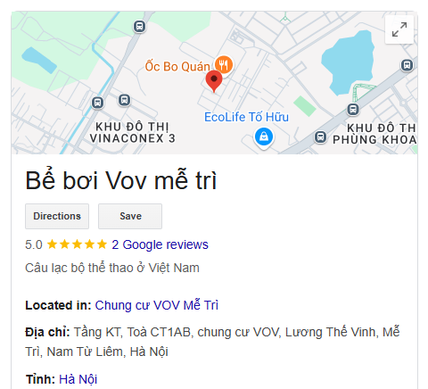 Bể bơi Vov mễ trì