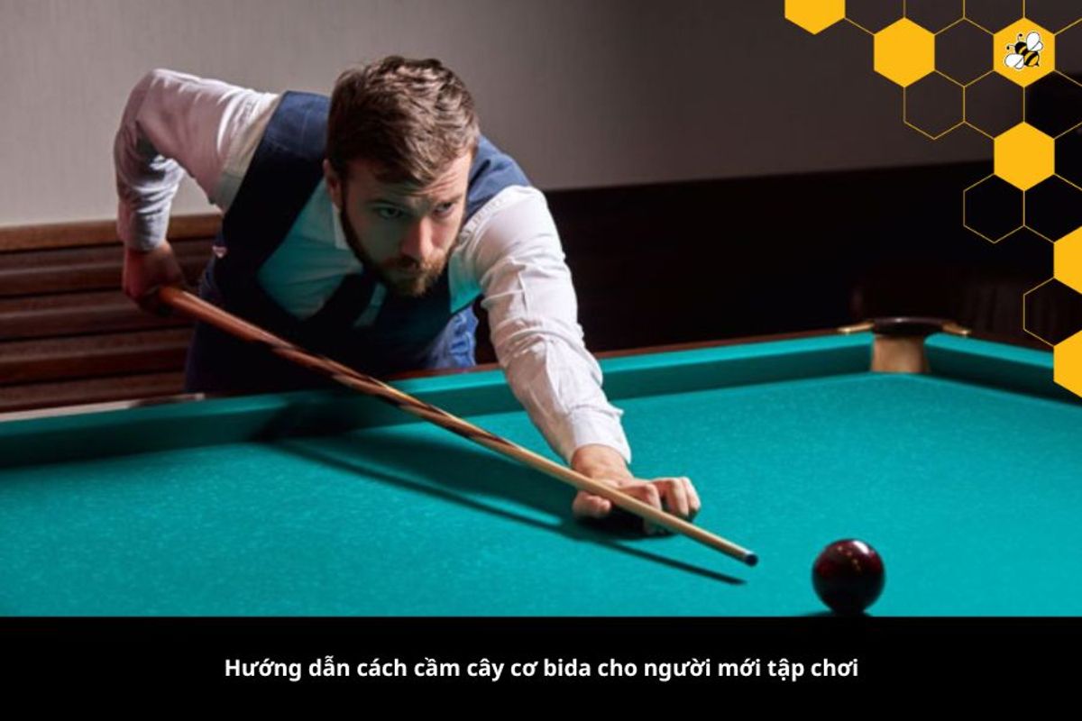 Hướng dẫn cách cầm cây cơ bida cho người mới tập chơi