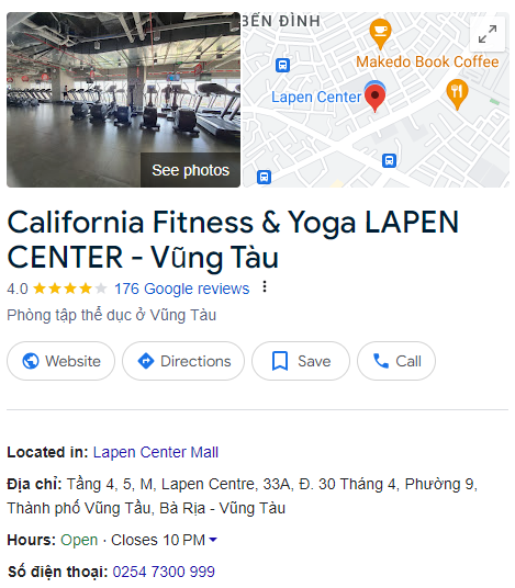 California Fitness & Yoga LAPEN CENTER - Vũng Tàu