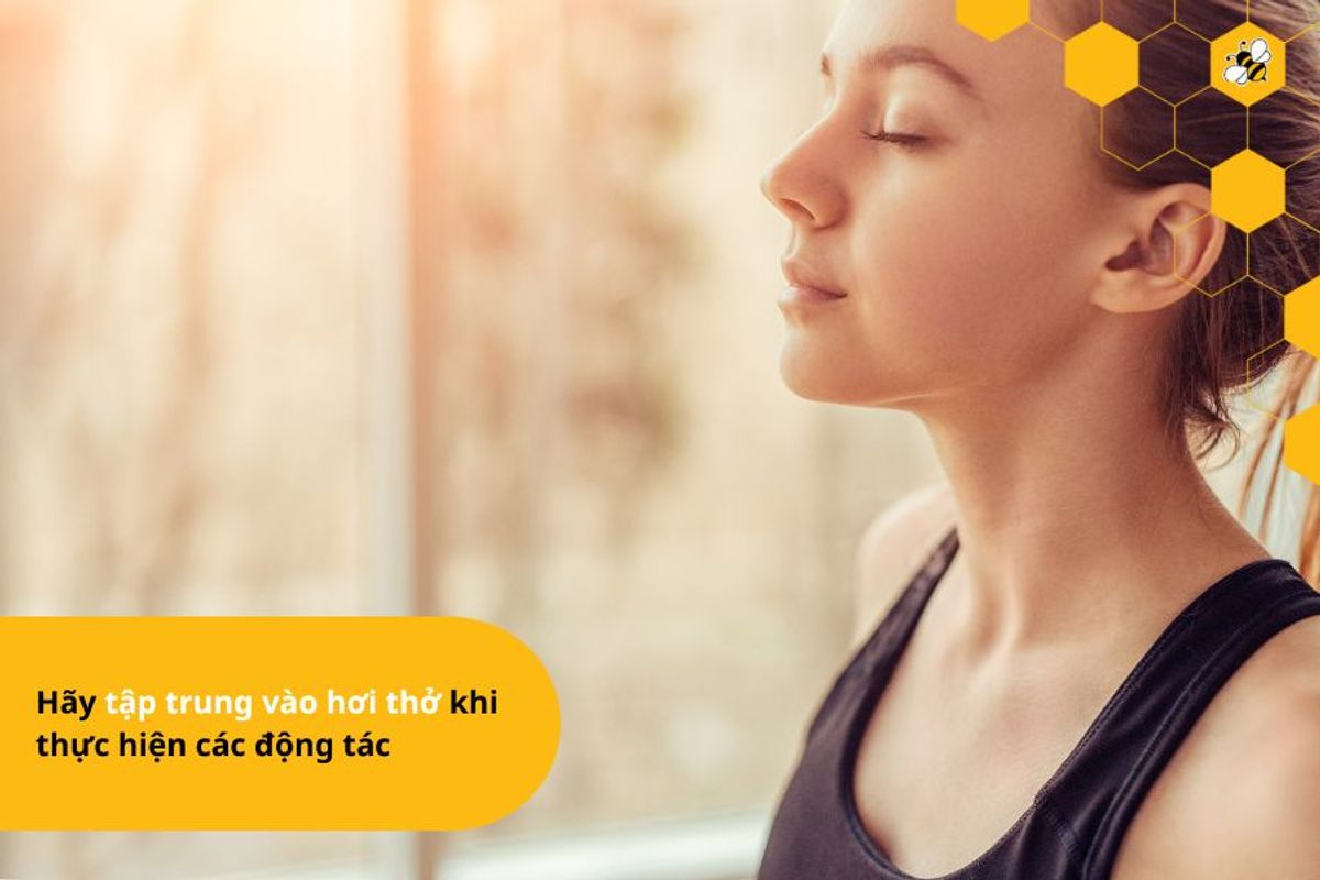 Hãy tập trung vào hơi thở khi th