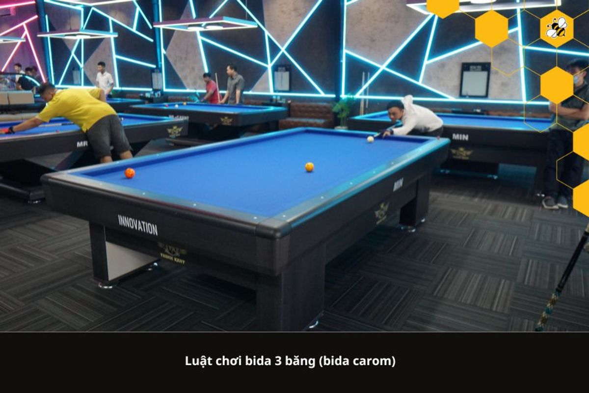 Luật chơi bida 3 băng (bida carom)
