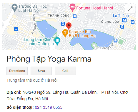 Phòng Tập Yoga Karma