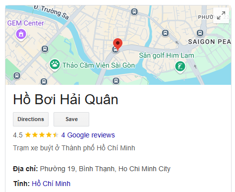 Hồ Bơi Hải Quân