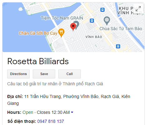 Rosetta Billiards