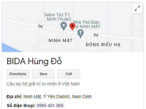 BIDA Hùng Đỗ