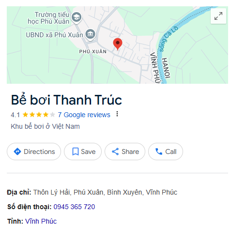 Bể bơi Thanh Trúc