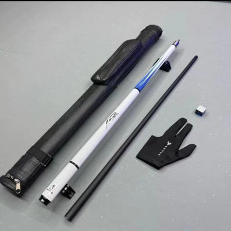 Cơ bida carbon báo xanh HCTQ tặng bao da, găng tay , lơ