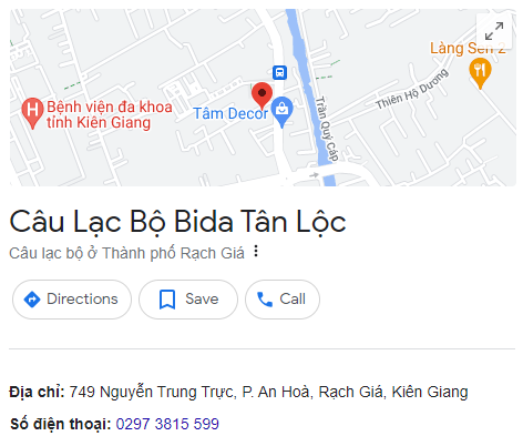 Câu Lạc Bộ Bida Tân Lộc