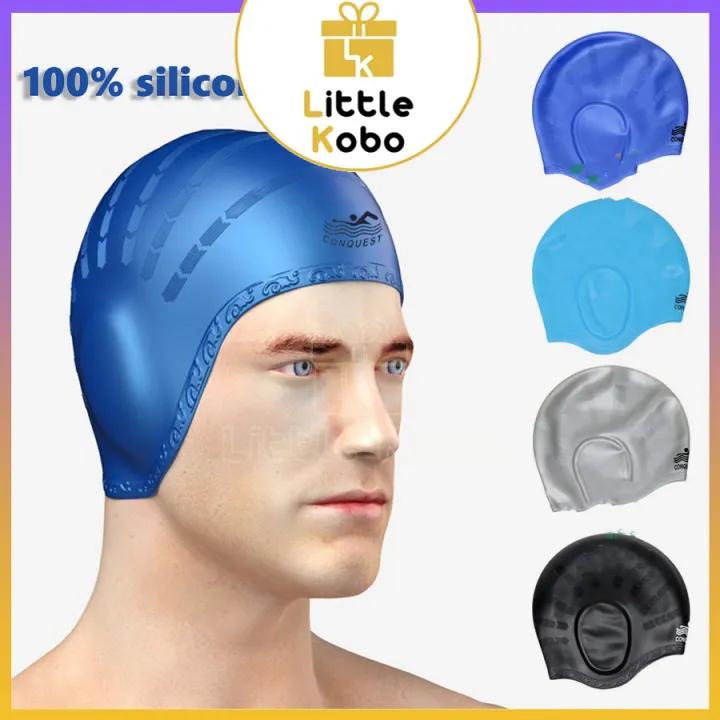 Nón Bơi Mũ Bơi Bịt Lỗ Tai Người Lớn Cho Bé Chống Nước Nón Bơi Silicon Nam Nữ Dụng Cụ Bơi