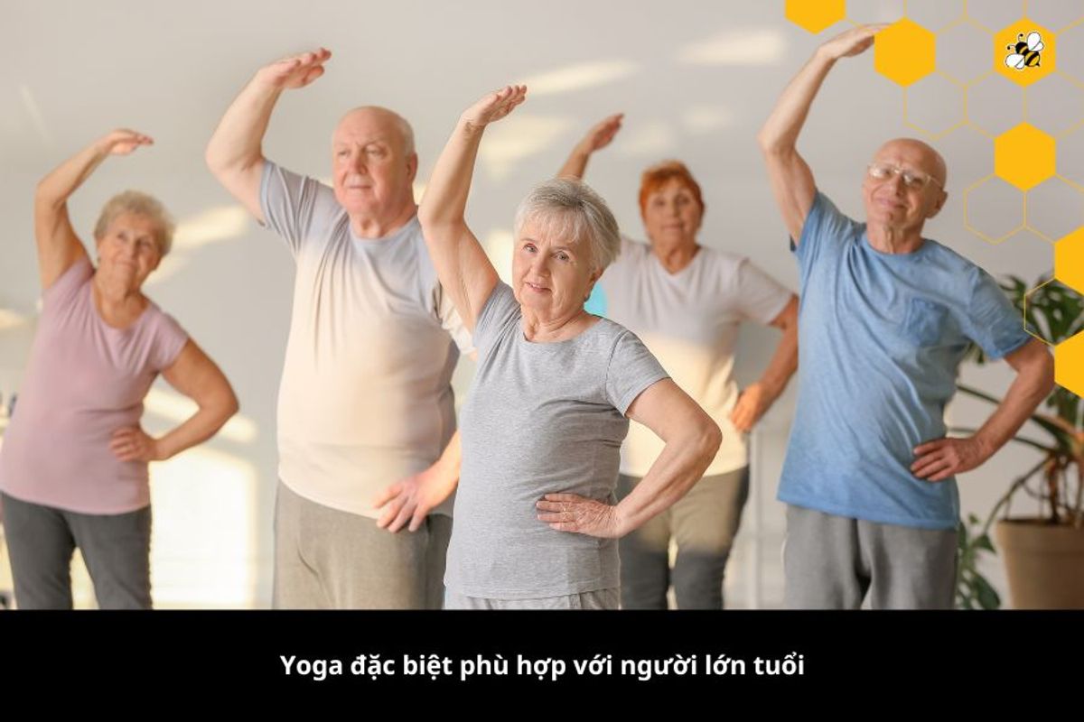 Yoga đặc biệt phù hợp với người lớn tuổi