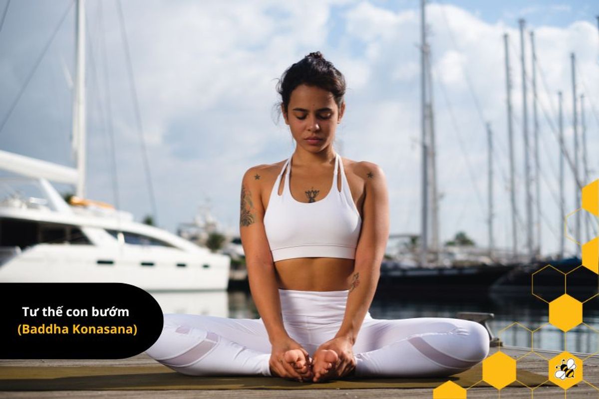 Tư thế con bướm  (Baddha Konasana)