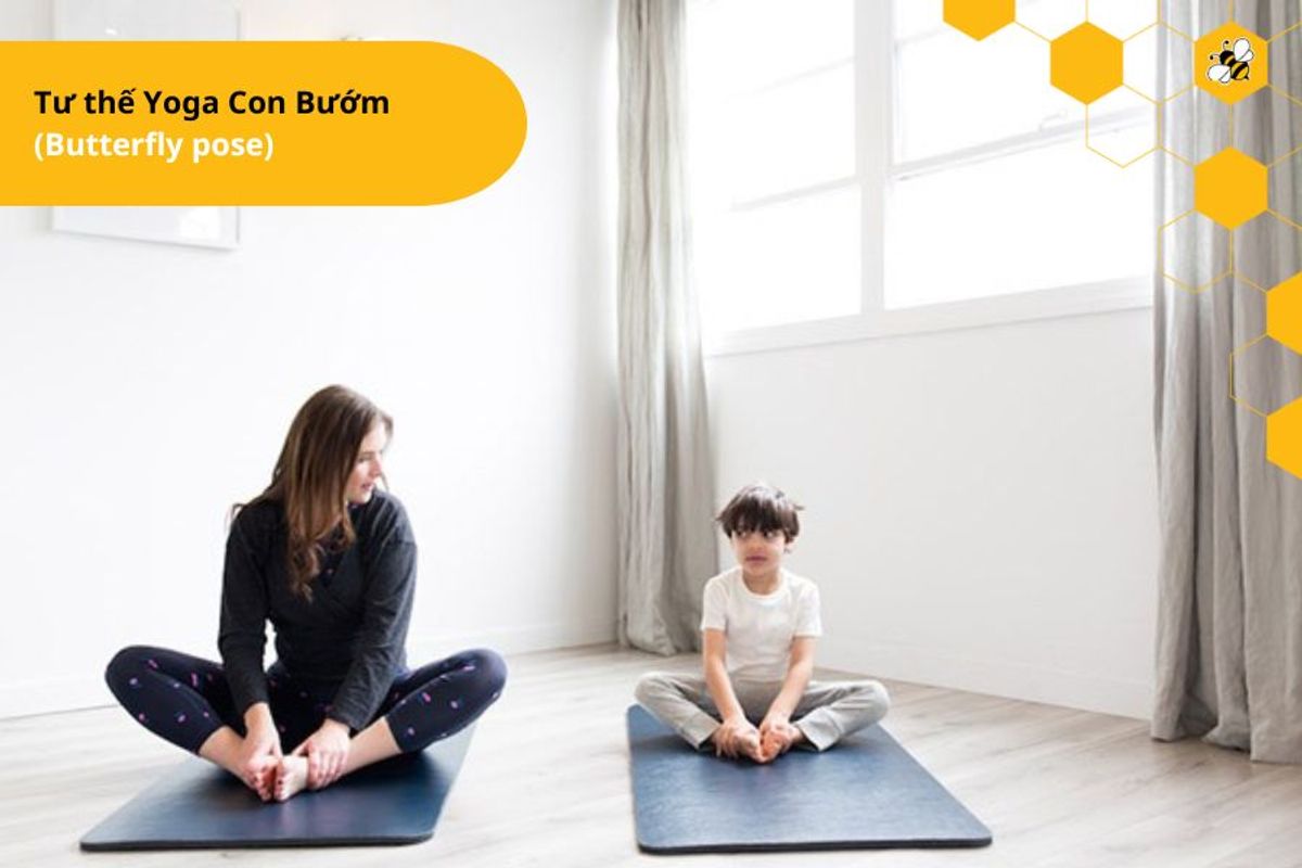 Tư thế Yoga Con Bướm  (Butterfly pose)