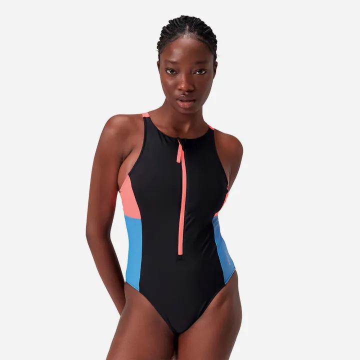 SPEEDO Đồ bơi một mảnh nữ Zip Colour Block
