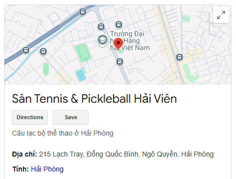 Sân Tennis & Pickleball Hải Viên