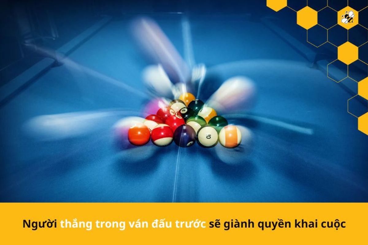 Người thắng trong ván đấu trước sẽ giành quyền khai cuộc