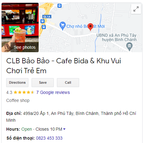 CLB Bảo Bảo - Cafe Bida & Khu Vui Chơi Trẻ Em