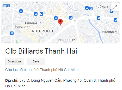 Clb Billiards Thanh Hải