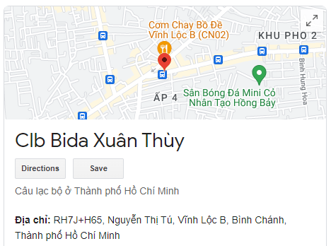 Clb Bida Xuân Thùy