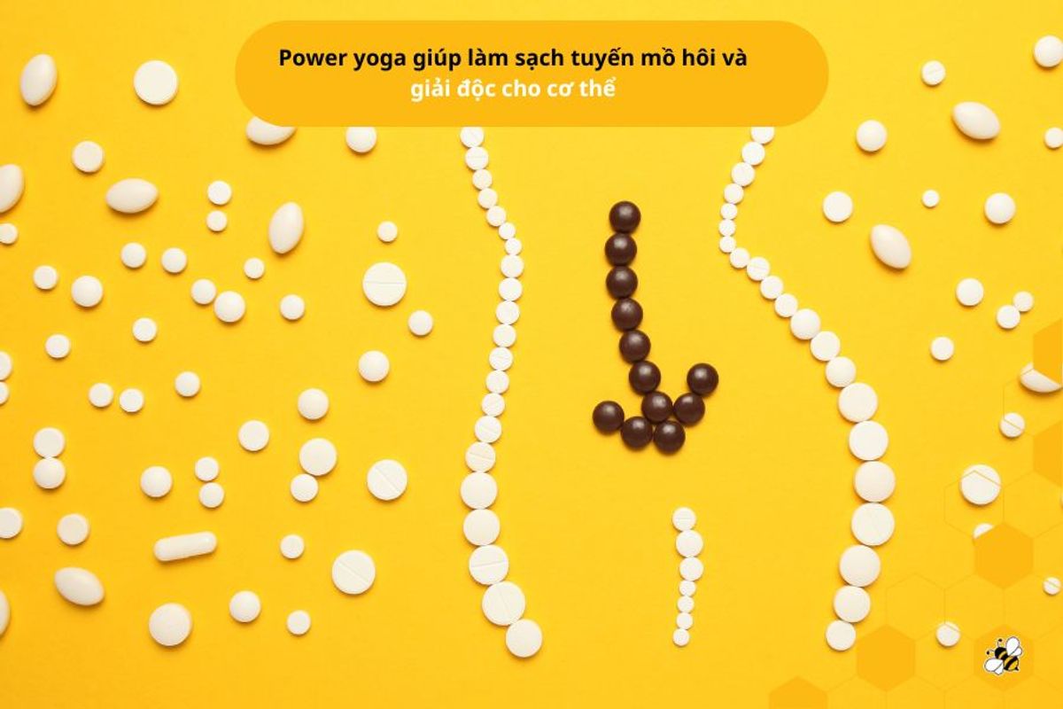 Power yoga giúp làm sạch tuyến mồ hôi và giải độc cho cơ thể