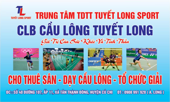 Sân Cầu Lông Tuyết Long