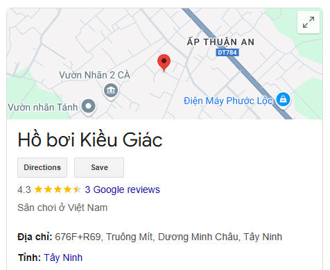 Hồ bơi Kiều Giác