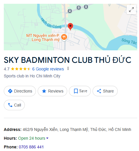 SKY BADMINTON CLUB THỦ ĐỨC