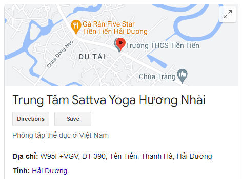 Trung Tâm Sattva Yoga Hương Nhài