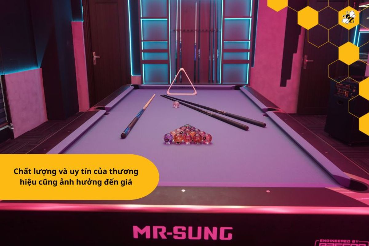 Chất lượng và uy tín của thương hiệu cũng ảnh hưởng đến giá