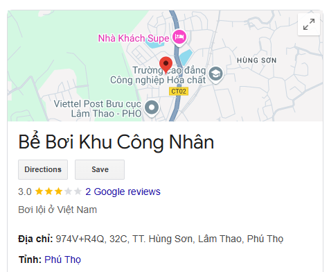 Bể Bơi Khu Công Nhân