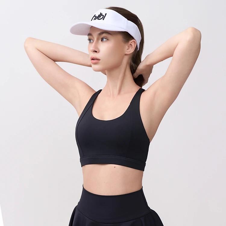 Áo Bra Tập Yoga Gym Hibi Sports BA519 Kiểu 4 Dây Đánh Đôi, Kèm Mút Ngực, Chất Vải Cao Cấp