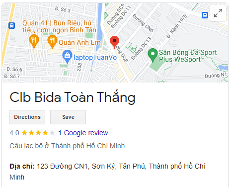 Clb Bida Toàn Thắng