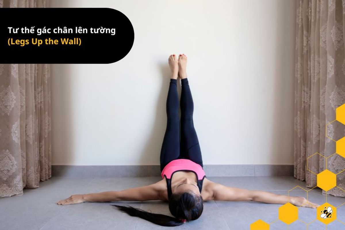 Tư thế gác chân lên tường (Legs Up the Wall)