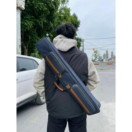 Bao da đựng cơ bida - Đựng dc 2 chuôi, 3 ngọn- Hàng vải cao cấp- Bao da cá nhân- Bao cơ bida- Bao đựng gậy bida