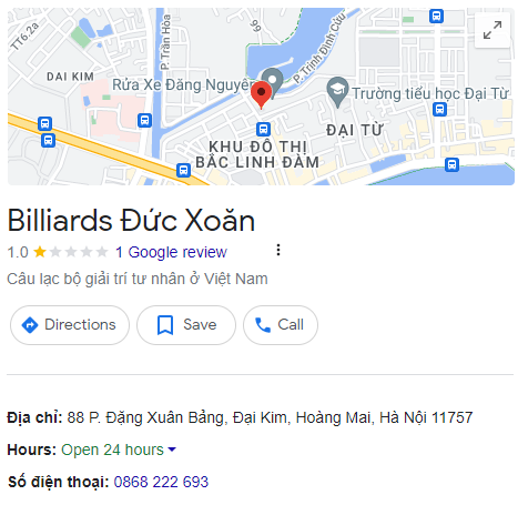 Billiards Đức Xoăn