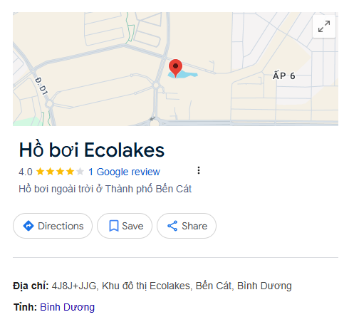 Hồ bơi Ecolakes