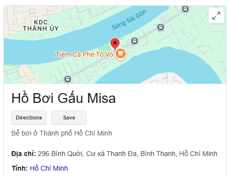 Hồ Bơi Gấu Misa