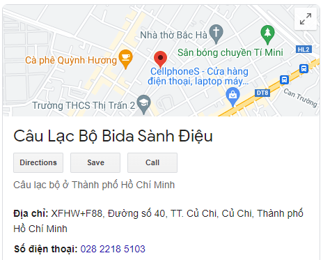 Câu Lạc Bộ Bida Sành Điệu