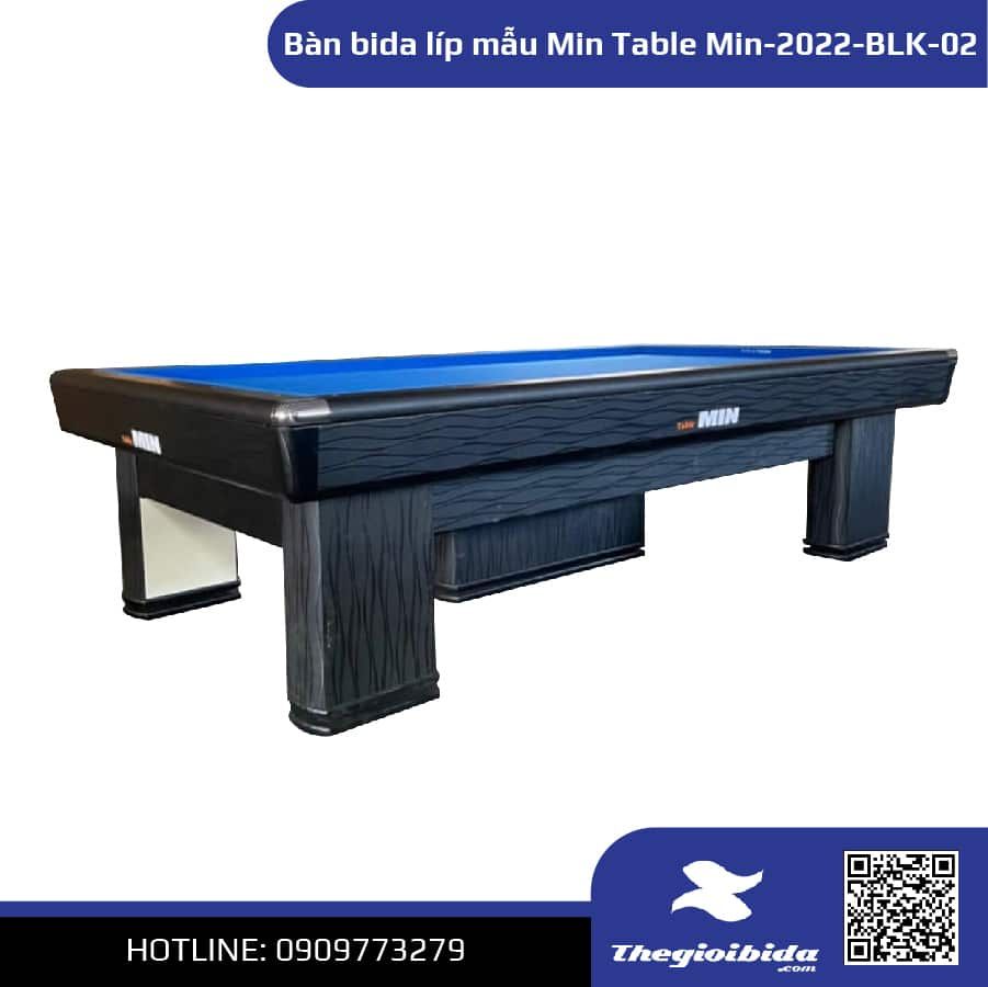 Bàn bida líp mẫu Min Table Min-2022-BLK-02 - Giá: 32.000.000 đến 41.000.000đ