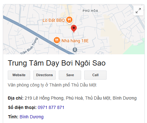 Trung Tâm Dạy Bơi Ngôi Sao