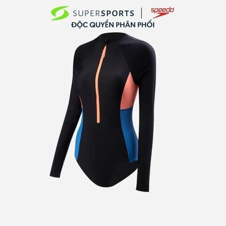 SPEEDO Đồ bơi một mảnh nữ Zip Colour Block 8