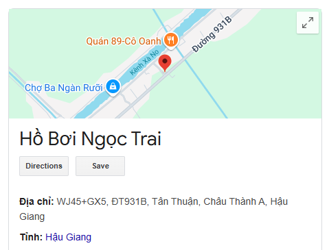 Hồ Bơi Ngọc Trai