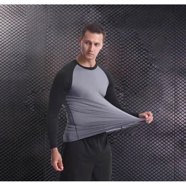 Bộ đồ bơi nam tay dài phối quần lửng Bikini SG Đồ bơi VNXK vải thun bơi co giãn 4 chiều