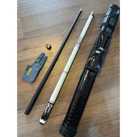 Cơ Bida Lip - Cơ Phủ Carbon Cao Cấp -Cơ Preoai- Mẫu Mới 2023- Tặng kèm Lơ, Găng Tay