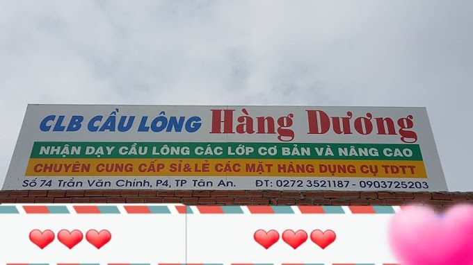 CLB CẦU LÔNG HÀNG DƯƠNG