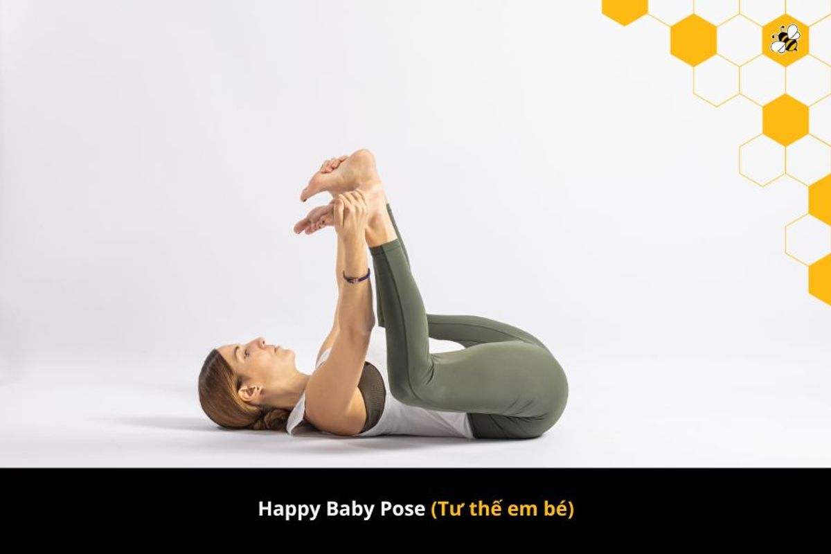 Happy Baby Pose (Tư thế em bé)