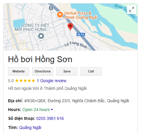 Hồ bơi Hồng Sơn