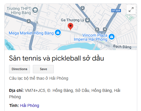 Sân tennis và pickleball sở dầu