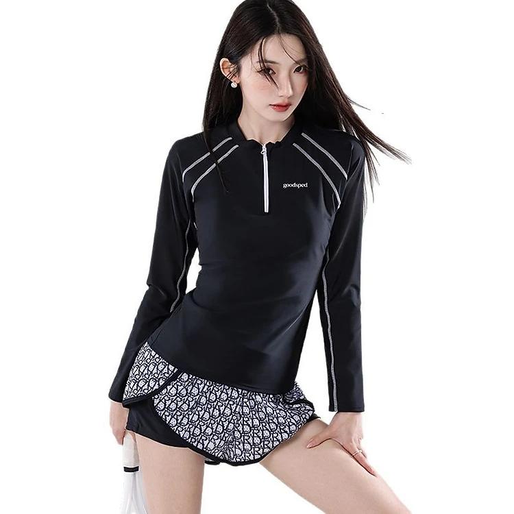 Đồ Bơi Nữ Dài Tay Quần Đùi